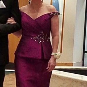 Eleni Elias Gown off shoulder size 10